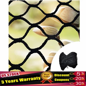 Heavy Duty Golf Practice Barrier Net 10ftx10ft High Impact Ball Sports Netting - Picture 1 of 12