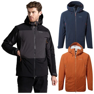 Craghoppers Men Gryffin Thermic Waterproof Jacket Insulated Thermal Walking