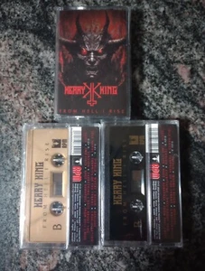 KERRY KING of SLAYER New Sealed FROM HELL I RISE GOLD and BLACK CASSETTE LOT - Picture 1 of 5