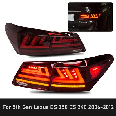 Luces traseras LED rojas HCmotion para Lexus ES350 ES240 2006-2012 arranque animación Foto 1 de 4