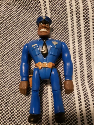 Police Academy Moses Hightower Action Figure Kenner 1989 Cover