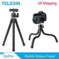 TELESIN Flexible Octopus Tripod Monopod For Phone Android DSLR GoPro Osmo Action