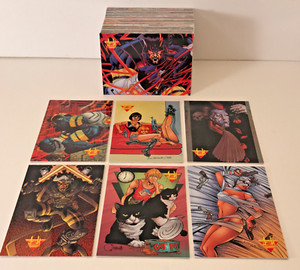 ASH COMICS DYNAMIC FORCES 1997 COMPLETE CARD SET Joe Quesada Jimmy Palmiotti