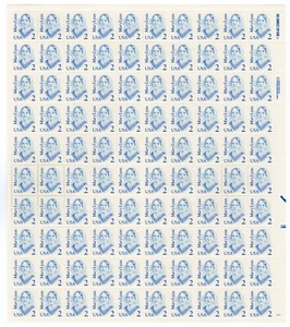 Scott #2169 Mary Lyon Mount Holyoke Sheet of 100 Stamps - MNH P#1 LR - Picture 1 of 1