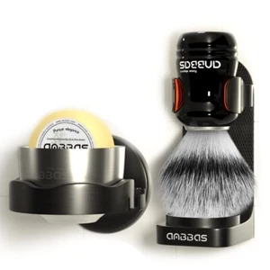 Stainless Steel Shaving Mug Bowl Men's Shave Soap Cup with Brush Set - Picture 1 of 8