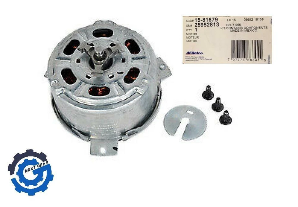 25952813 Nuevo motor de ventilador de refrigeración OEM GM para Chevy Equinox GMC Terrain 2010-17 2,4 L Foto 1 de 4