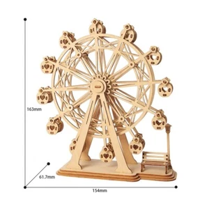 Ferris Wheel: Robotime 3D Rolife Wooden Puzzle TG401 120 p'ces - Picture 1 of 2