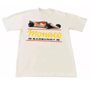 Bad Bunny 2024 Most Wanted MONACO GRAND PRIX Race Car Tour Shirt Extra Large XL - Picture 1 of 3