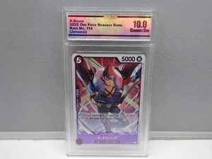 2022 One Piece X.Drake Romance Dawn Rare No 114 ( Japanese) 10.0 Crowned Gem - Picture 1 of 2