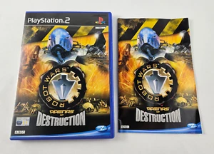 Robot Wars - Arenas Of Destruction PS2 - NO GAME - Cover Art & Manual (G15) - Picture 1 of 7