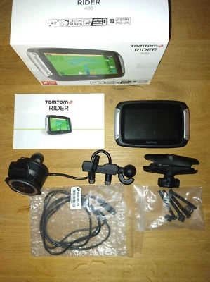 TomTom Rider 400 Motorradnavi Lifetime Maps Europe&Radar&Traffic - Bild 1 von 4