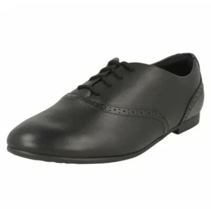CLARKS SENIOR MÄDCHEN JULES WALK SPITZE SCHULSCHUHE BROGUES UK 9 E EU 43 - Bild 1 von 8