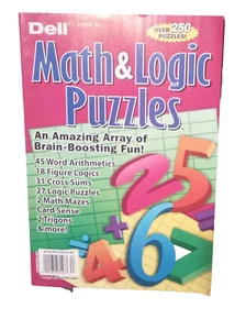 Dell Math And Logic Problems Math Puzzles April 2025 issue # 183-FREE SHIPPING ! - Picture 1 of 2