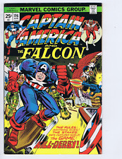 Captain America and the Falcon #196 Marvel 1976 Kill-Derby !  Jack Kirby C/A