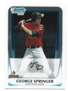 George Springer - 2011 Bowman Chrome 1st Bowman #BDPP81 - Astros - Imagen 1 de 2