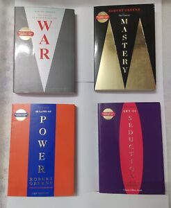 The Robert Greene Collection 4 Book Set -Concise Seduction, Power, Mastery, War