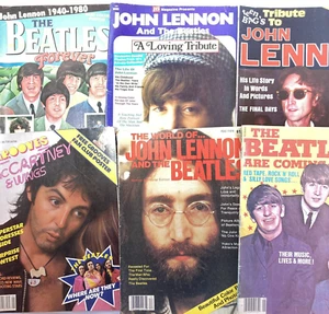 Lot of 6 Vintage The Beatles Magazines John Lennon McCarthy Mixed Publications - Bild 1 von 14