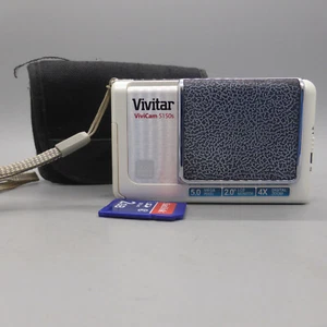 Vivitar Digital Camera Vivicam 5150s 5.0MP White Tested - Picture 1 of 9