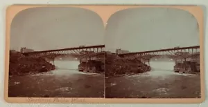 SPOKANE FALLS BRIDGE WASHINGTON STEREOVIEW - Bild 1 von 2