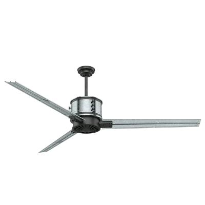 Casablanca 72 Inch Ceiling Fan with Wall Control Duluth Aged Steel 59193 - Image 1 of 4