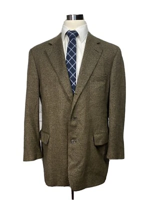 Blazer Abrigo Deportivo Nordstrom Para Hombres Marrón Lana Calce Clásico 43R Foto 1 de 4