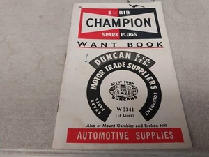 CHAMPION SPARK PLUGS Want Book  - Picture 1 of 3