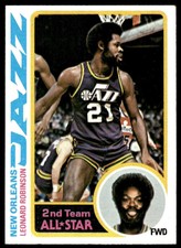 1978 Topps  #30   Leonard Robinson   New Orleans Jazz  AS