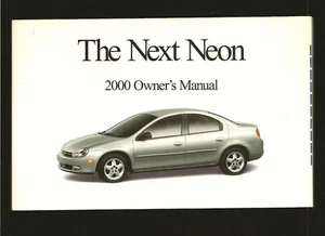 Daimler Chrysler The Next NEON 2000 Owners Manual First Edition 200 pages USA - Picture 1 of 2