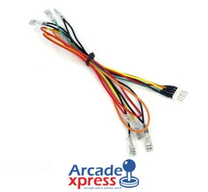 Sanwa Seimitsu 5 Pin Cable Pines Macho Faston 4.8mm Wire Cabo Joystick 4.8mm - Picture 1 of 4