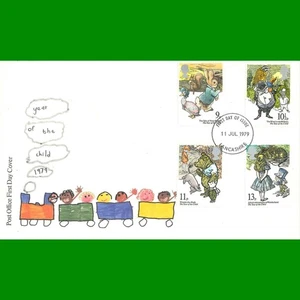 FDC Jahr des Kindes Gedenkmarken Post Ersttagsbrief 11.7.1979 - Bild 1 von 2