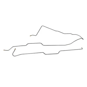 Brake Lines Right And Left Front Tubes 1976-86 Jeep CJ5 CJ7 CJ8 OE Steel 2pc - Picture 1 of 9