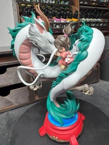 Chibi Chihiro und Haku, Resin 3D Druck Figur, handbemalt - Bild 1 von 6