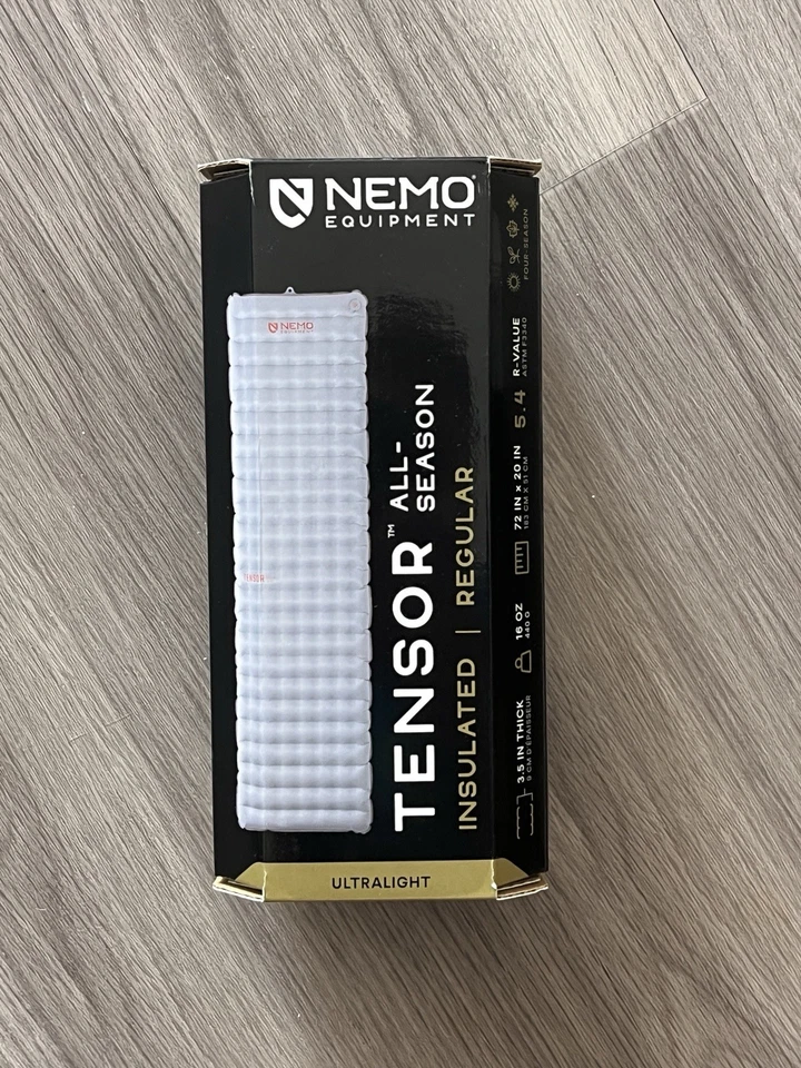 NEMO Tensor All-Season Ultralight Insulated Sleeping Pad Regular Wide 72x25in