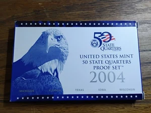 2004 US Mint, State Quarter Clad Proof Set - Picture 1 of 7