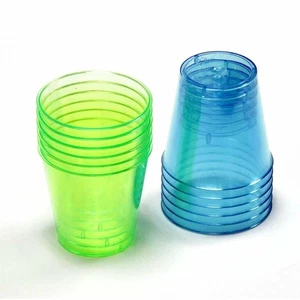 Chef Craft 12pc Disposable Plastic 1oz Shot Glasses Set - Great for Partie - Picture 1 of 2