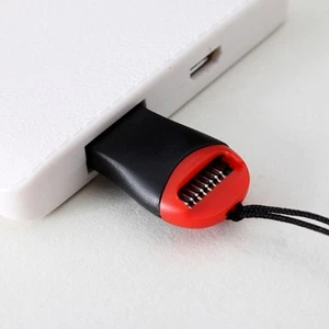 Card Reader Adapter USB2.0 TF Card Reader with Lanyard - Afbeelding 1 van 8