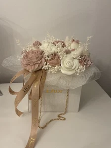 Beautiful Bouquet of Candles Flowers Box Birthday Gift - Picture 1 of 6