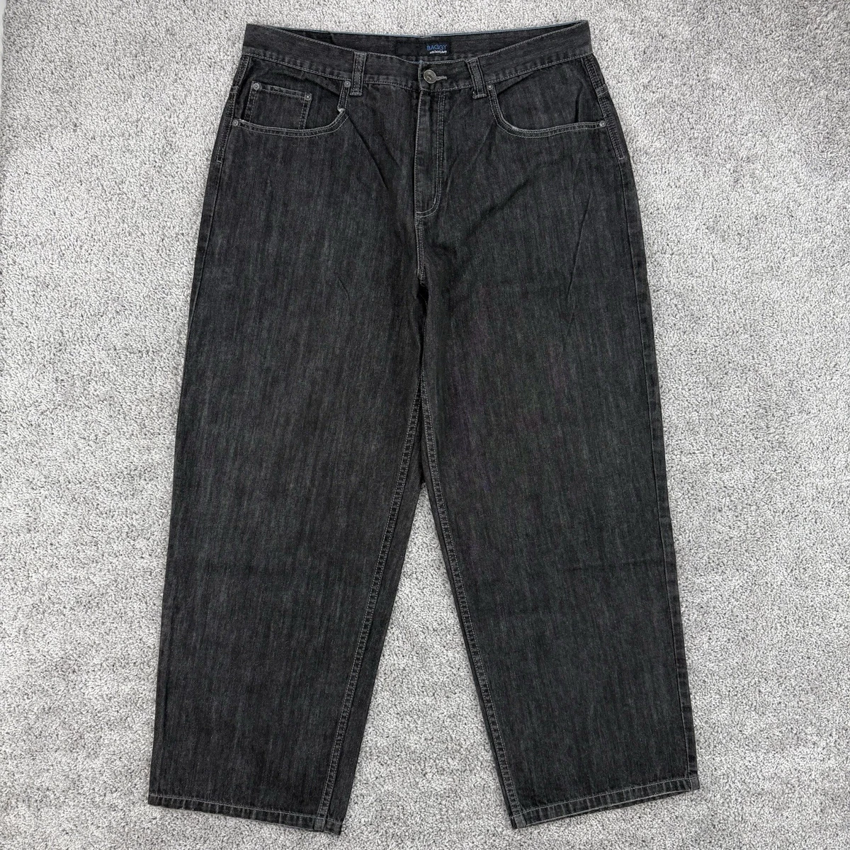 anchor blue black denim w33×L30 後染めbuggy 90s ANCHOR BLUE 
