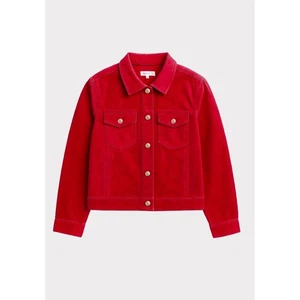 Kettlewell Roxy Jacke Damen Größe Medium Hot Pink Wildlederimitat Taschen Cropped - Bild 1 von 14