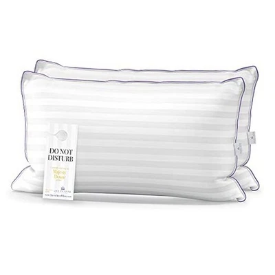  Hotel Collection Pillows – Luxury Down Alternative Bed Soft King (Pack of 2) - Image 1 of 4