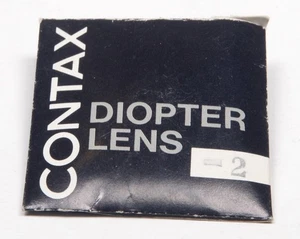 Contax Yashica -2 Diopter Lens 17.8mm Eyepiece Adjustment Accessory with Case - Picture 1 of 2