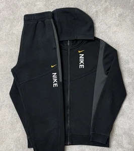 Nike Hybrid Full Tracksuit Black, Kids Size XL Age 13-15yrs GreatCond RRP£120 - Picture 1 of 24