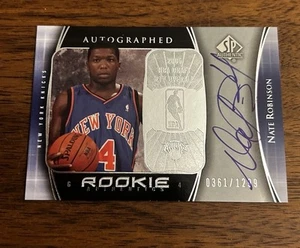 2005-06 UD SP Authentic Nate Robinson Rookie Authentics Auto /1299 Knicks - Picture 1 of 2