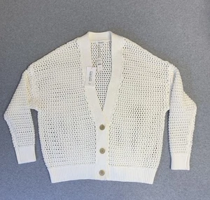 Haven Well Within Cardigan Sweater Womens M Button Organic Fiber Cottagecore - Picture 1 of 12