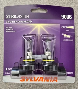 SYLVANIA 9006 XtraVision Halogen Headlight Set 2 Bulbs SEALED - Picture 1 of 2