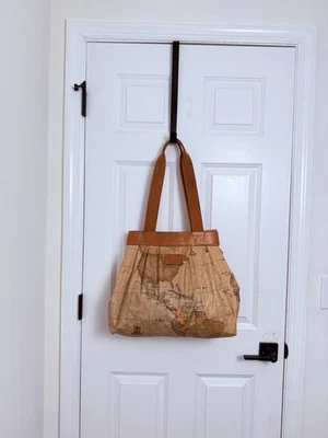 Bolsa tote/ombro clássica Alviero Martini 1A classe mapa geográfico - Imagem 1 de 4
