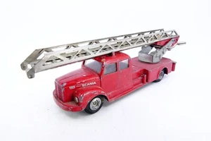 3545🔜 Tekno Scania Vabis 110 Feuerwehr Drehleiter  ohne OVP - Bild 1 von 5