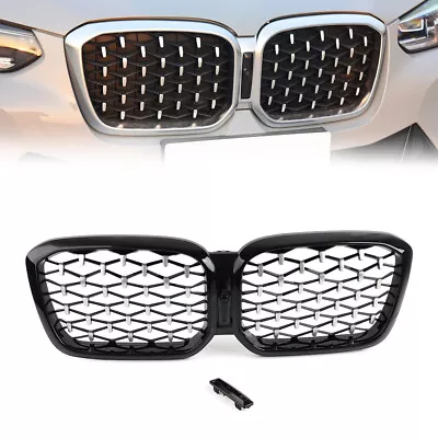 For BMW X3 X4 G01 G02 G08 2022-23 Meteor Style Front Bumper Center Kidney Grille - Image 1 of 4