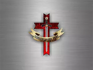 Sticker car biker maltese shield airsoft decal crusader cross templar knights JM - Bild 1 von 1