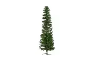 Home 6ft Pencil Christmas Tree With Free Gold Tinsel - Picture 1 of 2